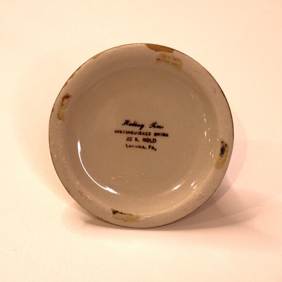 Holley Ross Distinguished China 22K Gold Overlay Candle Holders Sett of 2 - Picture 4 of 6